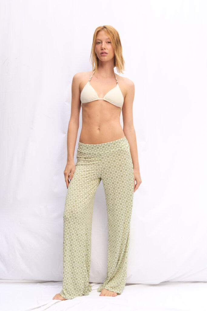 PANTALÓN ROCIO LYCRA VERDE SOL VINTAGE