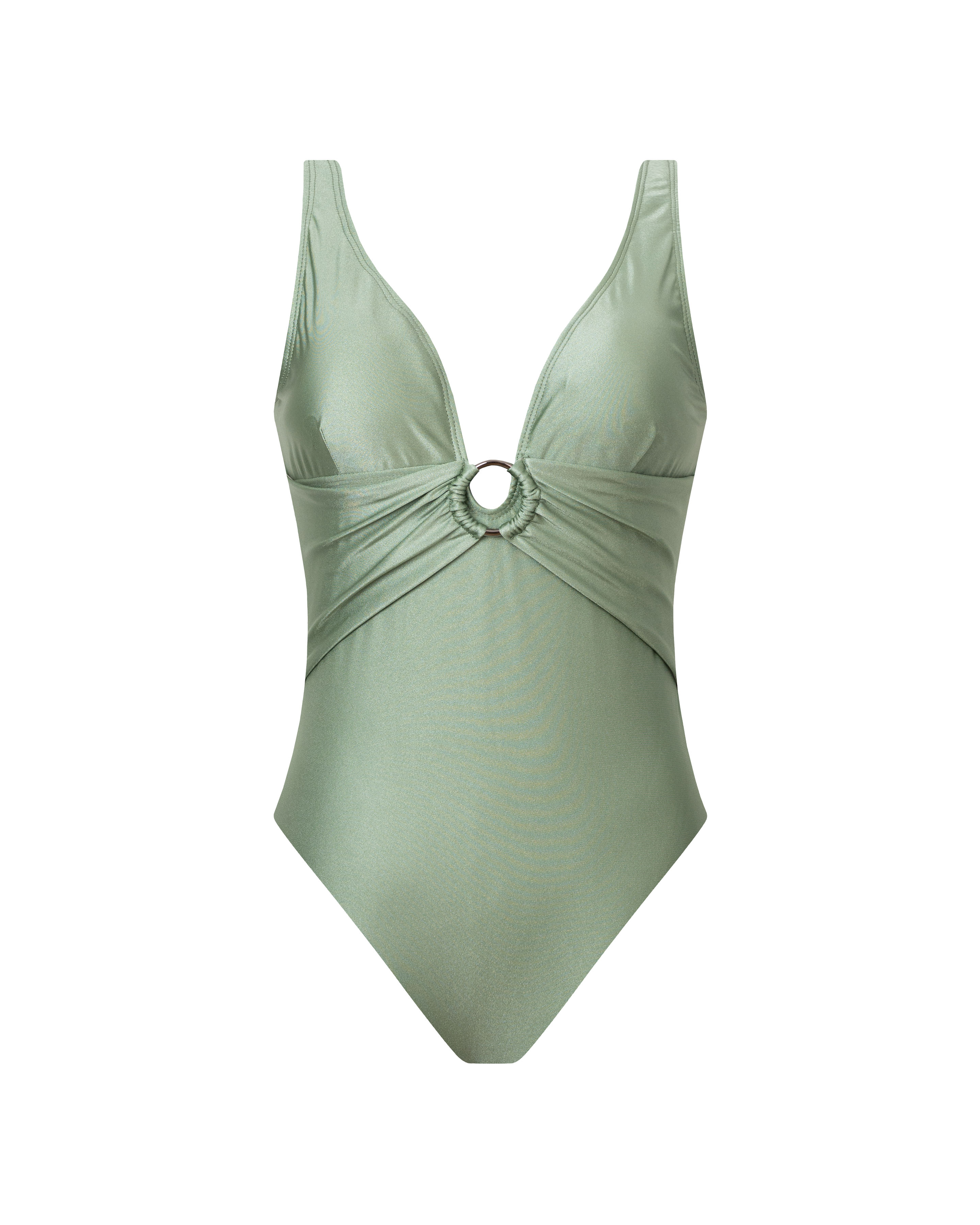 ROPA DE BAÑO ELENA VERDE LIMA BRILLO