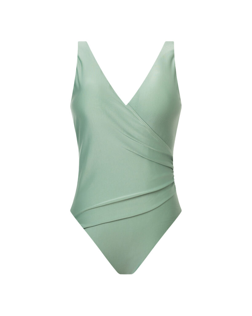 ROPA DE BAÑO CARMELA VERDE OLIVA OSCURO