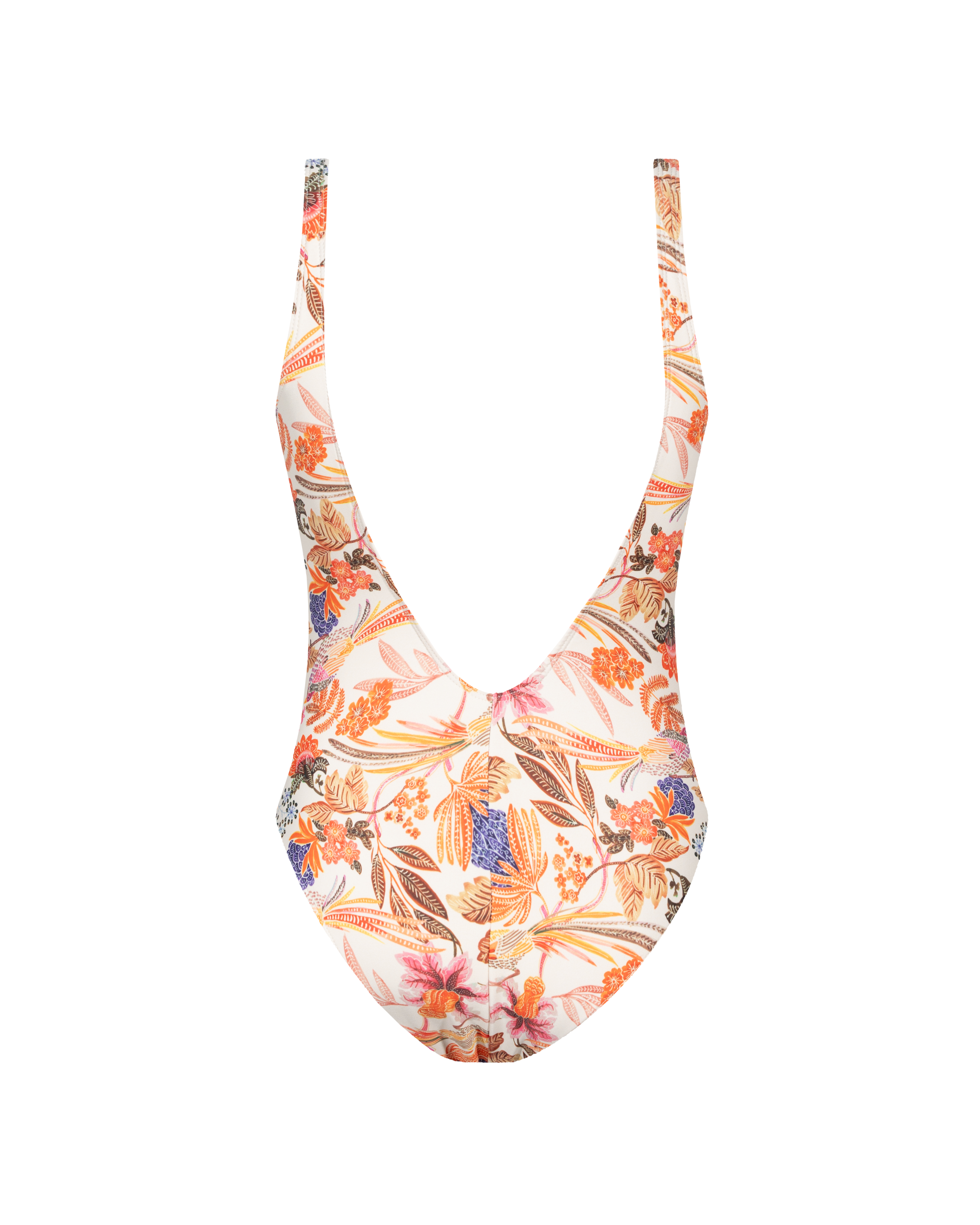 ROPA DE BAÑO 6 NUDOS ECRU FLORES TROPICAL - Imagen 4