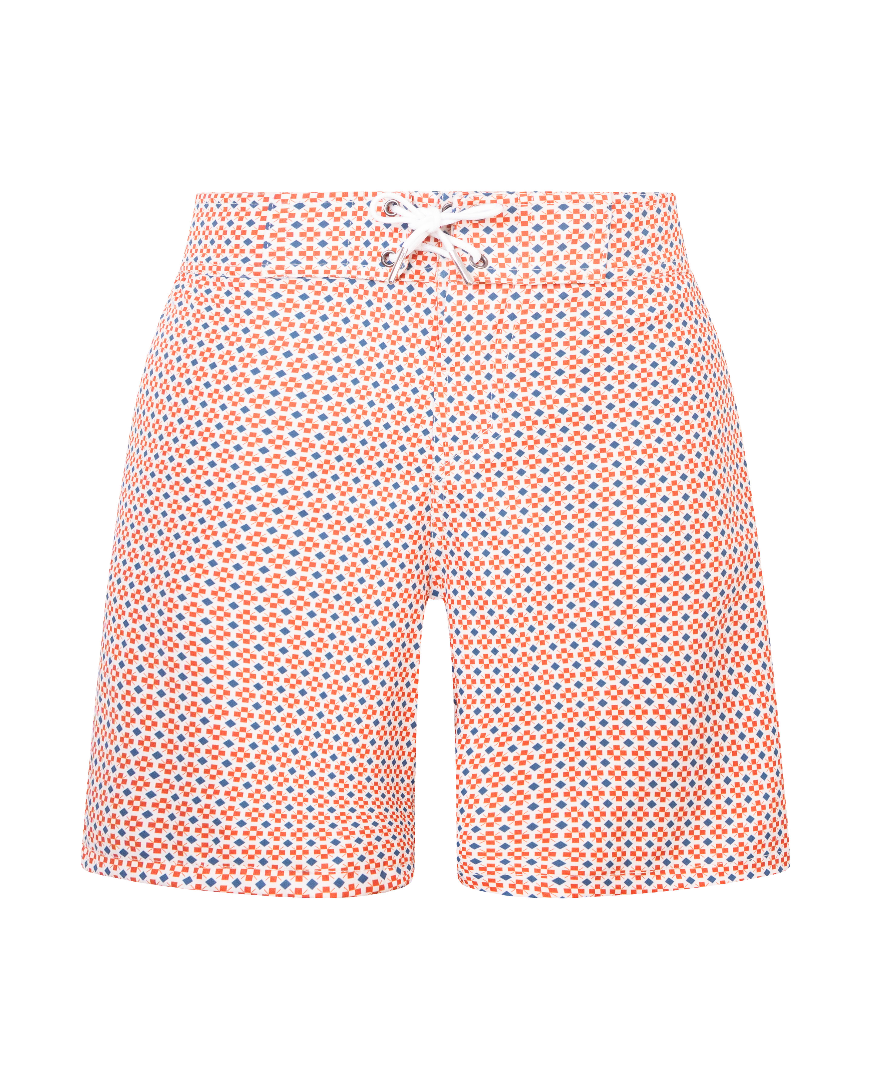 RED FLOWER PATTERN WAISTBAND