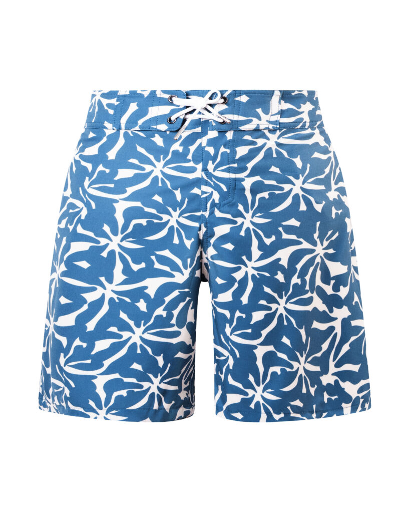 BEIGE BLUE FLOWERS WAISTBAND