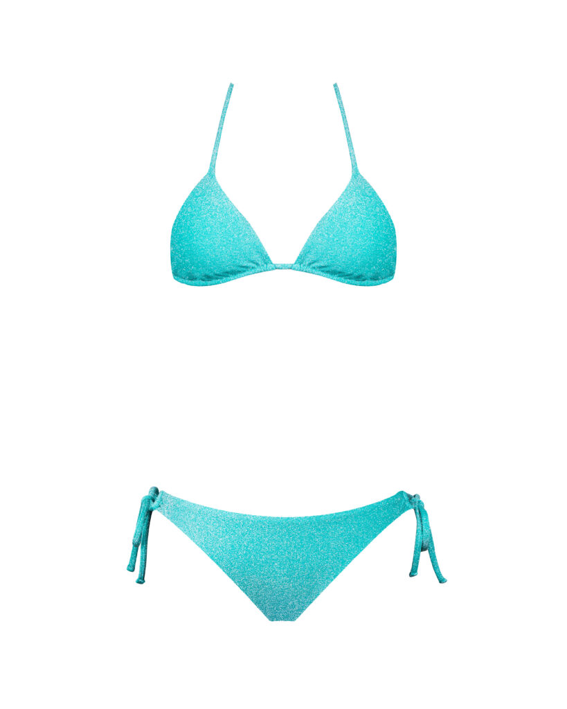 BIKINI JULIANA VERDE TURQUESA BRILLO