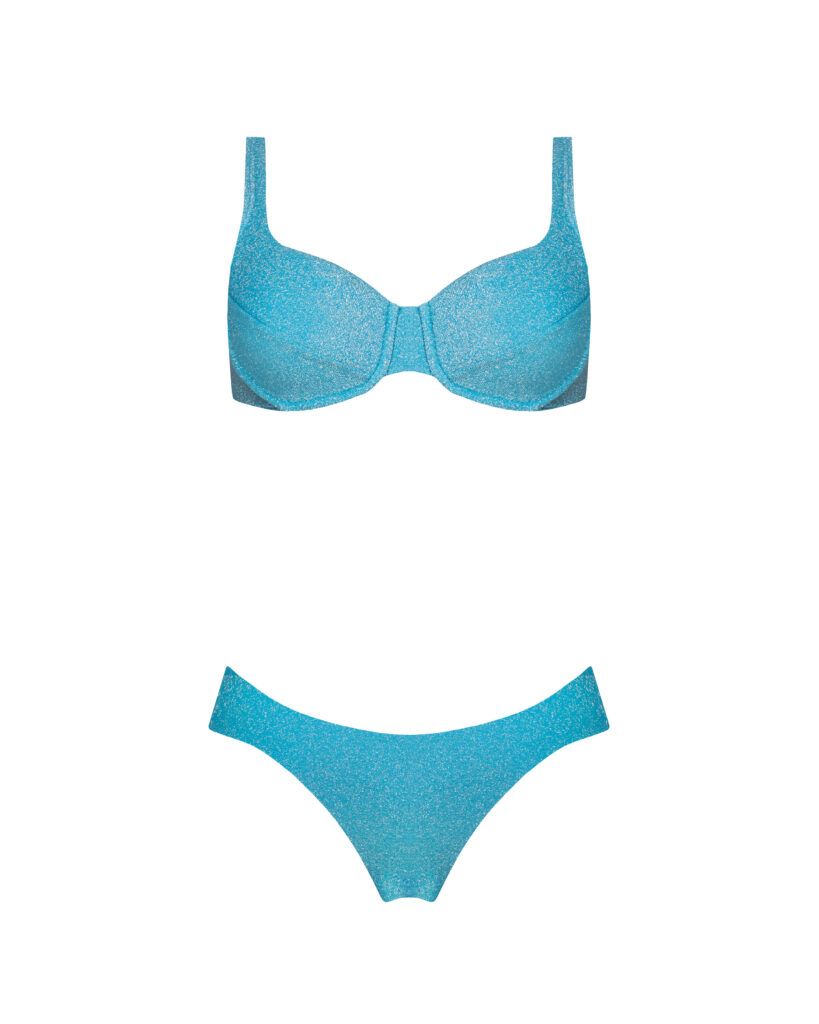 BIKINI VERO CELESTE BRILLO
