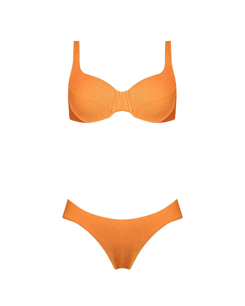 BIKINI VERO NARANJA BRILLO