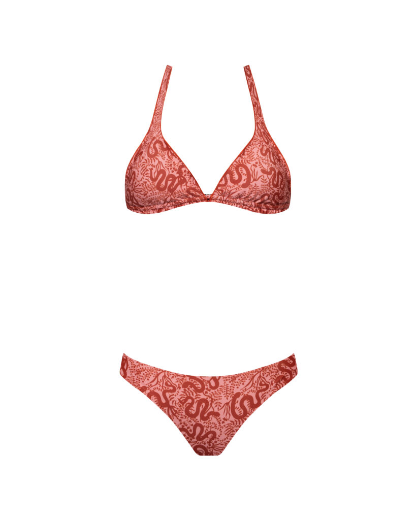 BIKINI BURUBIÓN CORAL SERPIENTE