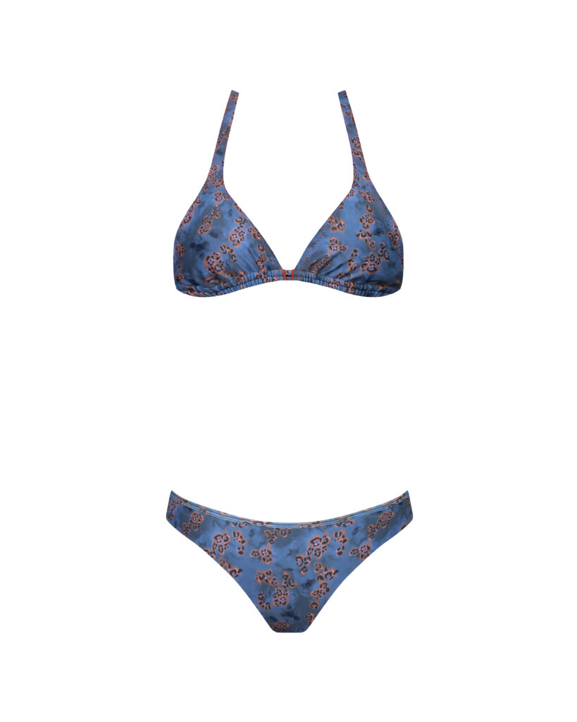 BIKINI BURUBIÓN AZUL ANIMAL PRINT