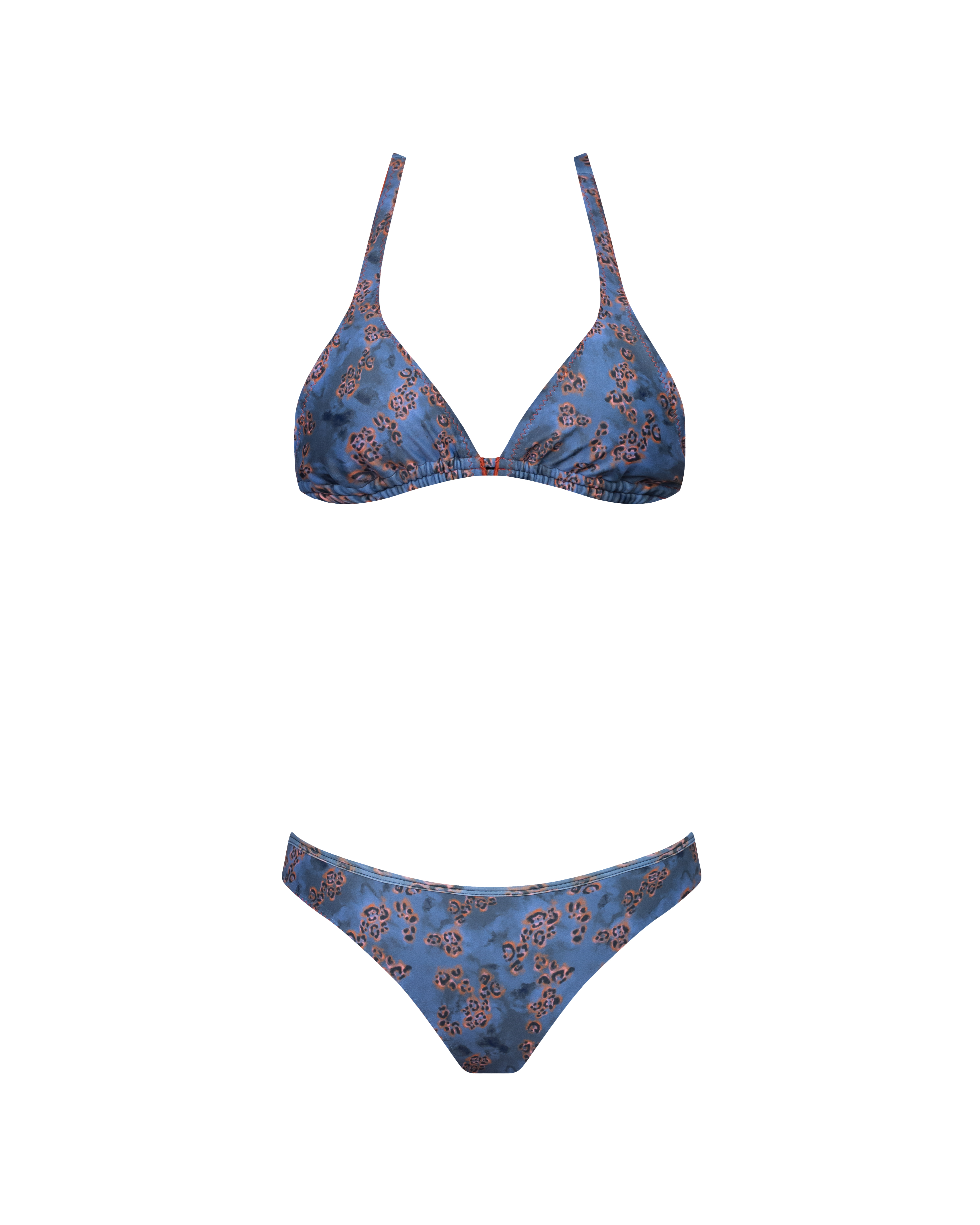 BIKINI BURUBIÓN AZUL ANIMAL PRINT