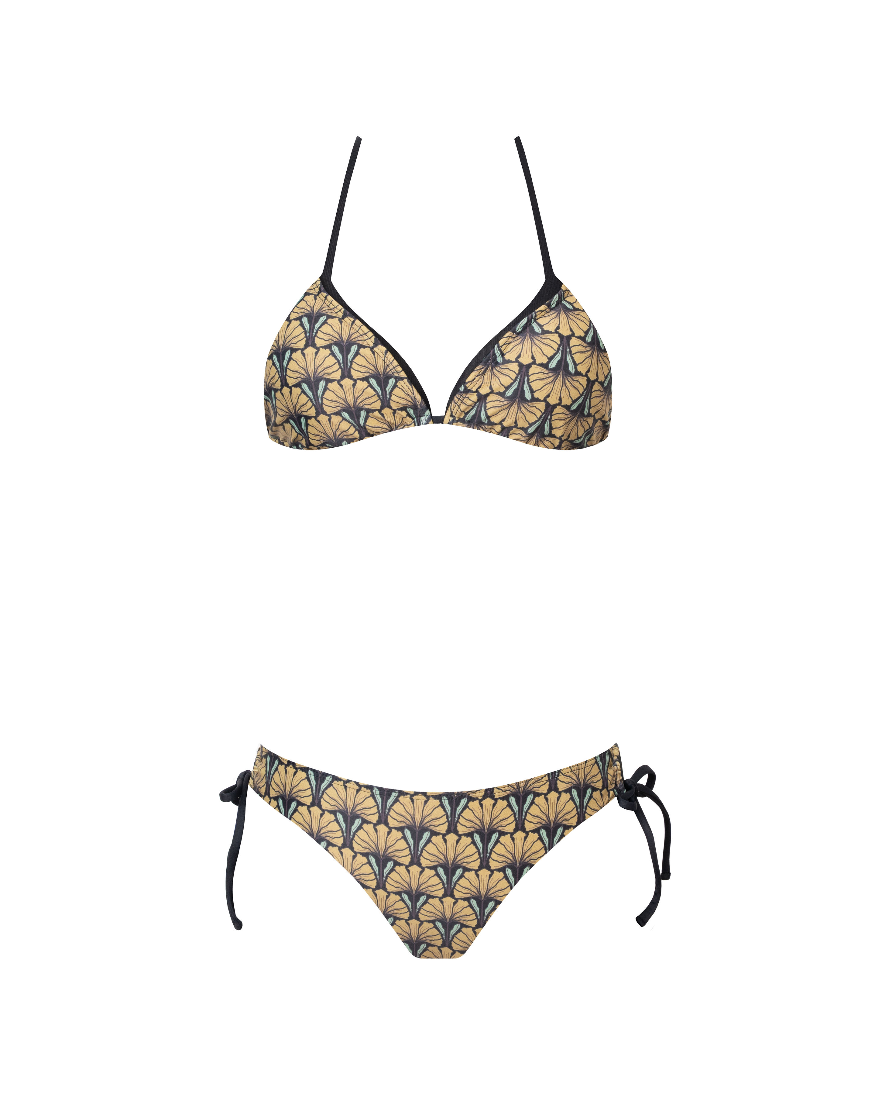 BIKINI JULIANA NEGRO MOSTAZA