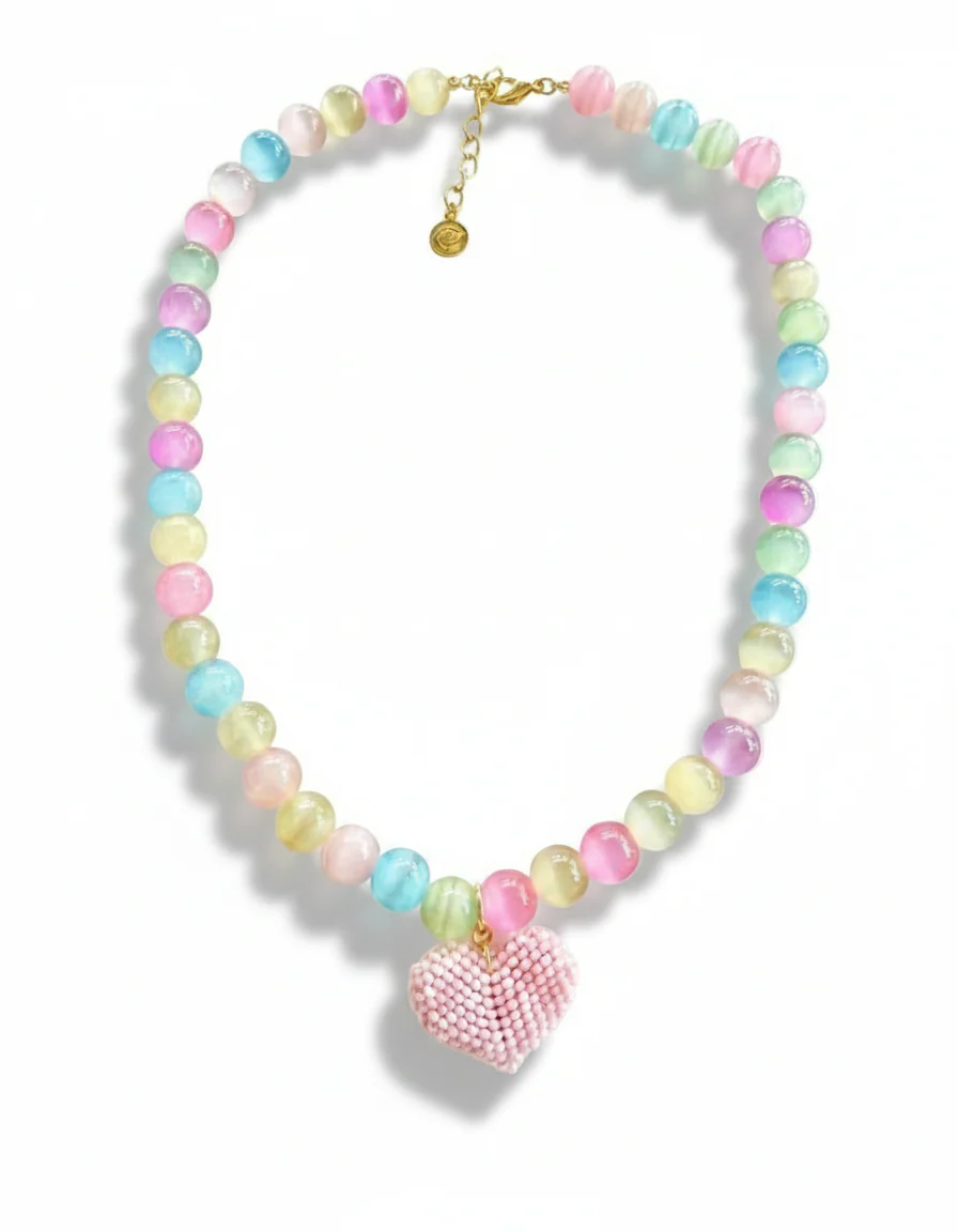 BIKINI AZUL JAPONES + COTTON CANDY NECKLACE - Imagen 3