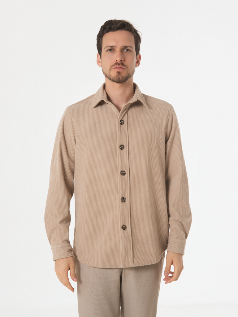 BEIGE CORDUROY JACKET