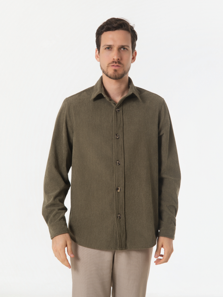 OLIVE CORDUROY JACKET