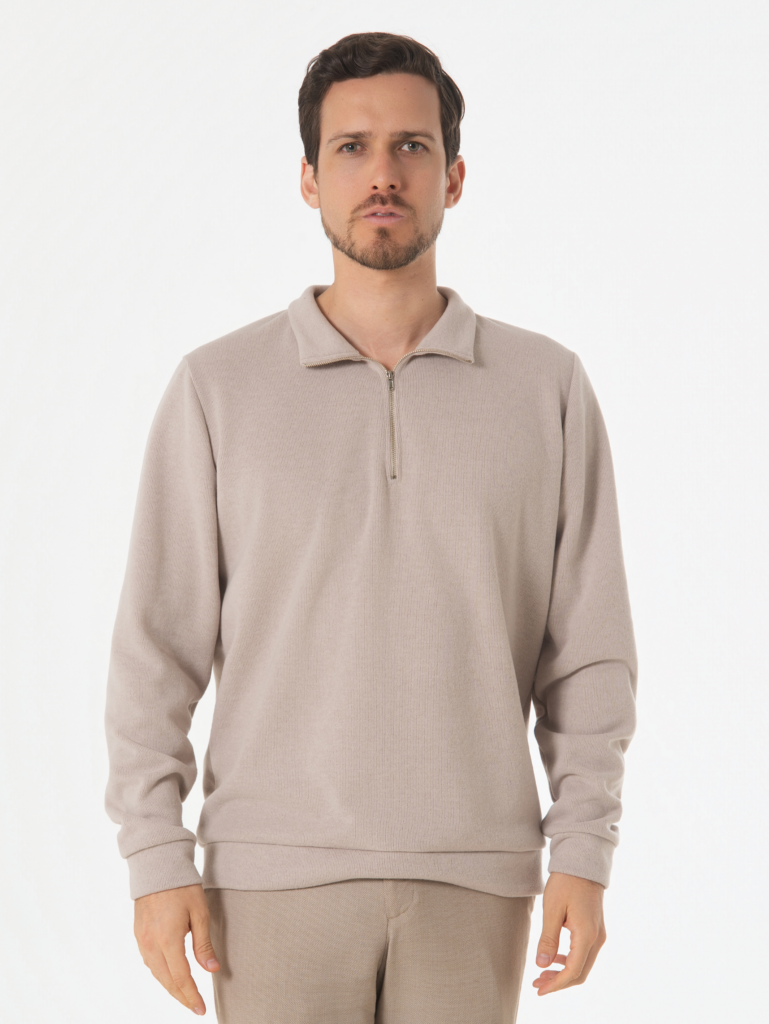 BEIGE 1/4 ZIP