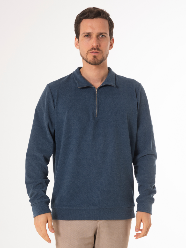 BLUE 1/4 ZIP