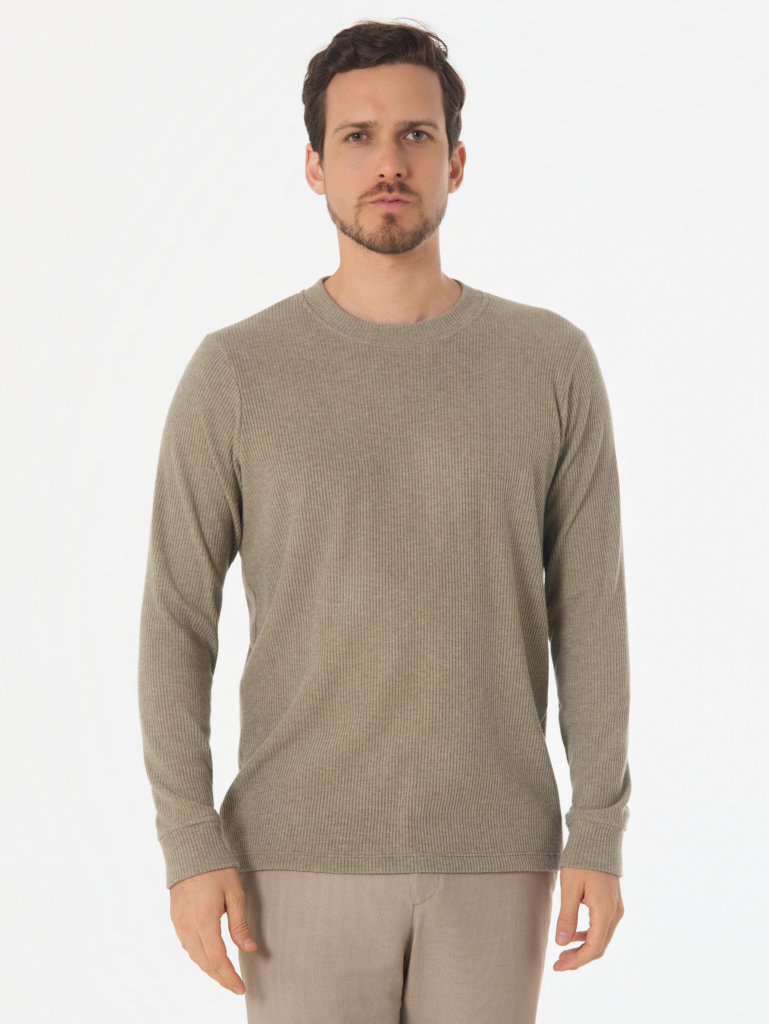 LIGHT OLIVE CREWNECK
