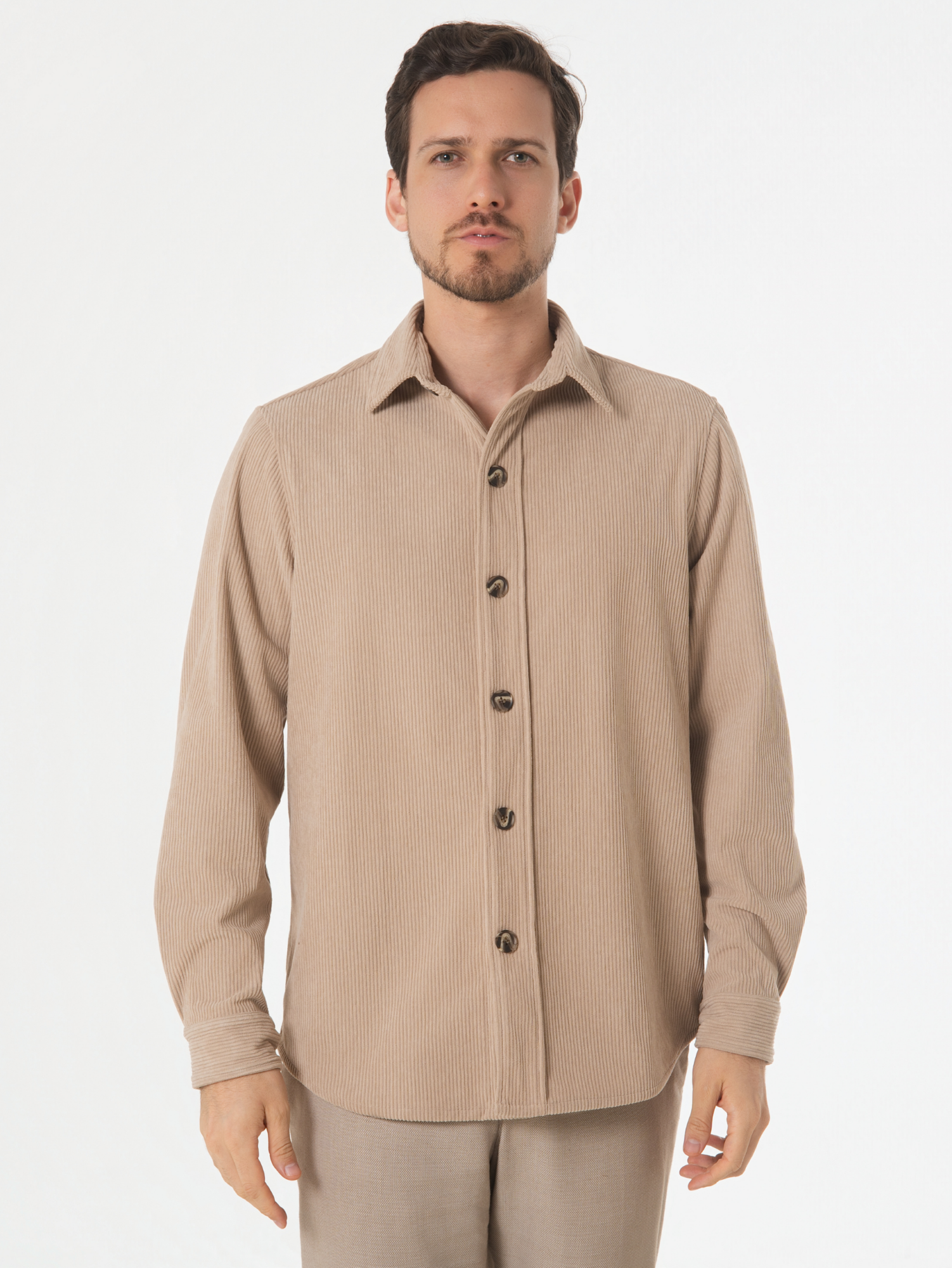 BEIGE CORDUROY JACKET
