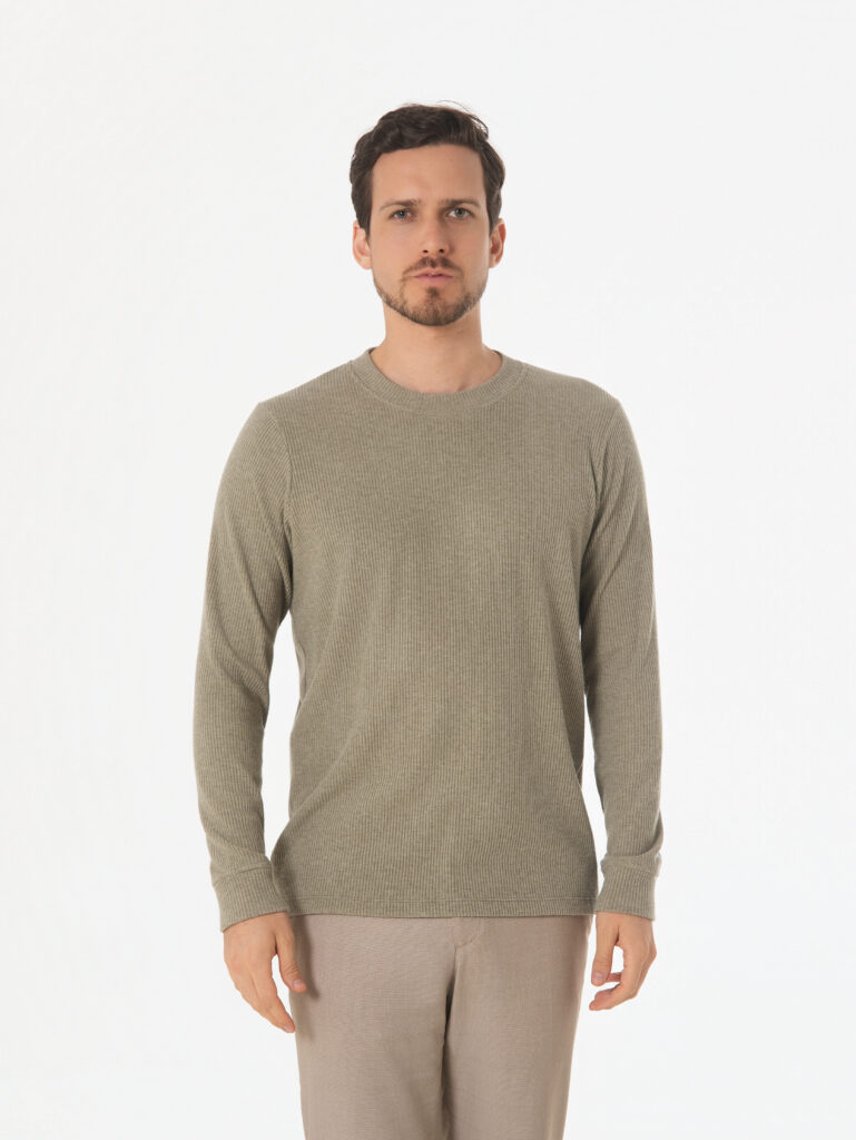 LIGHT OLIVE CREWNECK